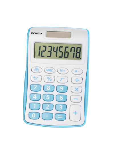 Genie 120 B Calculator Bolsillo Blue White — image 1