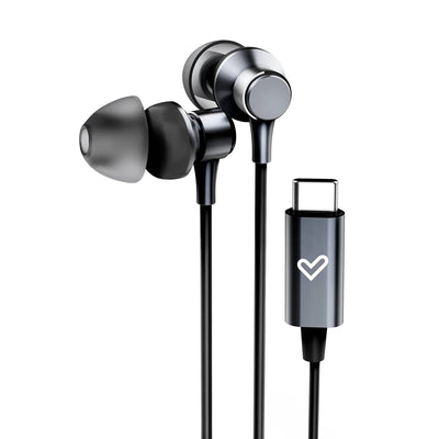 Energy Sistem Headphone Intrauditivo Metallized USB-C Control Remote Aluminium Graphite With Mic — image 1