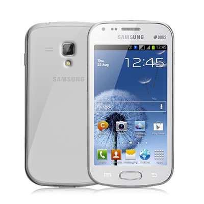 Celly GELSKIN300 Case For Galaxy S Duos GT-S7562 White — image 1