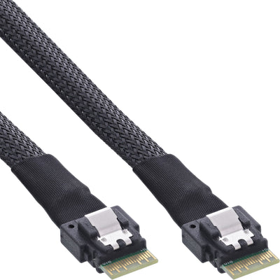 Inline Cable Sas Slim , SFF-8654A SFF-8654, 24GB/S, 0,5M — image 1