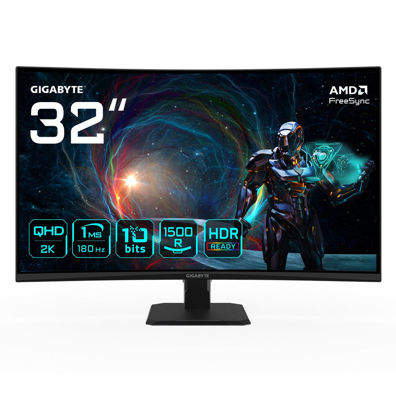 Gigabyte Monitor Gaming 31.5 GS32QCA Ek