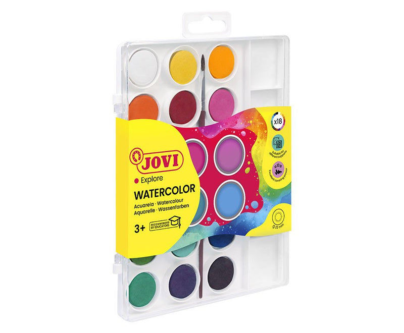 Jovi Case Acuarelas 800/18/ 18 Colours