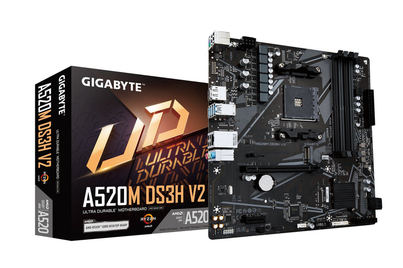 Gigabyte A520M DS3H V2 AM4 DDR4 microATX MB