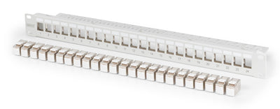 Digitus Patchpanel 1HE 24XCAT6A Keymone Module Geschirmt Gr — image 1
