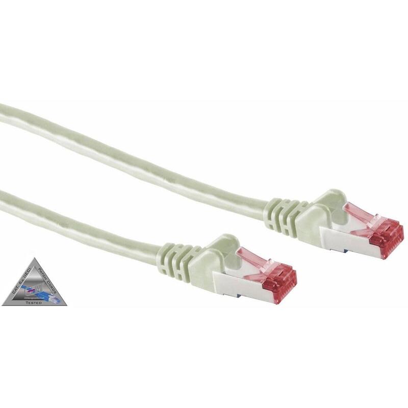 Network Cable CAT.6A RJ45 S STP 30M Grey Libre Halógenos Ghmt Zertifizier