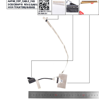 Cable Flex Laptop Dell Precision 7510 7520 M7510 M7520 P53F DC02C00AP10 0WV3CV 30 Pines — image 1