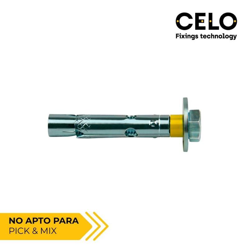 Celo Box 50 Units Mount Dynabolt Screw M10 Ø14X70MM Zincado