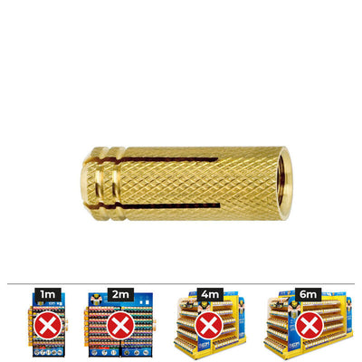 Box 50 Unid. Taco Latón Me 8 — image 1