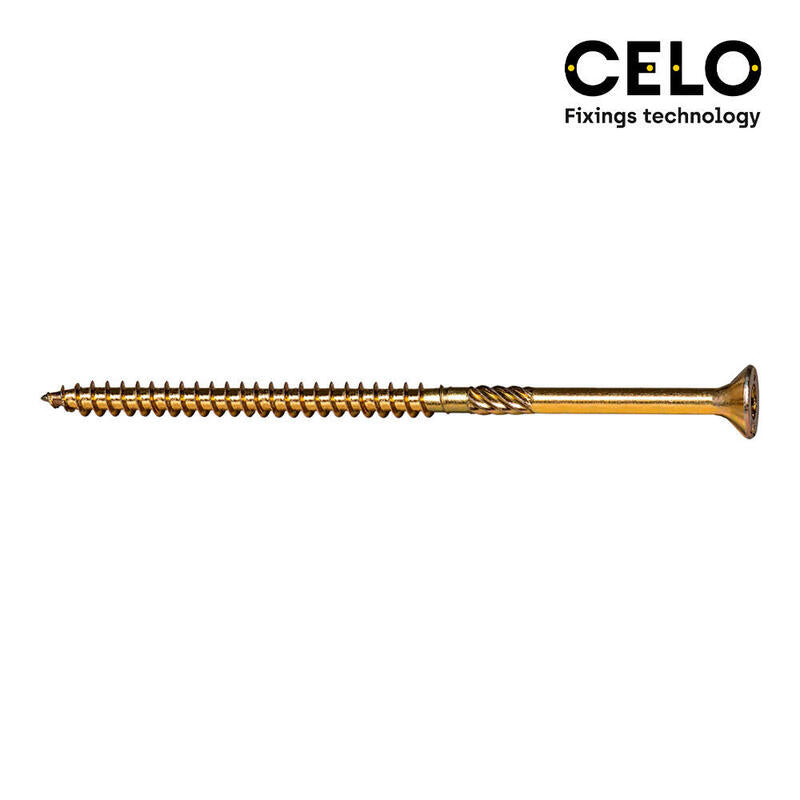 Celo Caja 50 Unid. Tornillo Madera Avellanado Pz R/Parc Din/Ref Vloxp Ø6X100MM Bicromatado