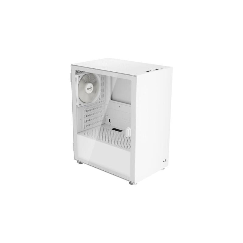 Aerocool PC Case CS-111-G-WT-V1 Glass Tempered ACCS-PC19013.21 White