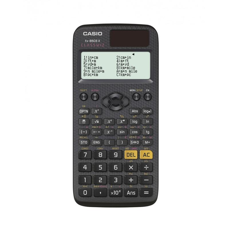 Casio Calculator Científica FX-85CEX, 379 Funciones, 77X166MM, Black