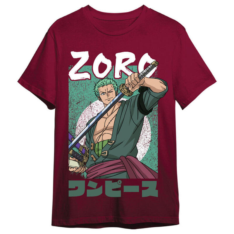 T-shirt Roronoa Zoro One Piece Adulto Size L