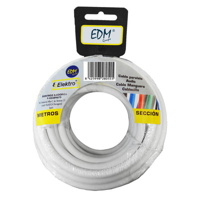 Film Roll Cable Paralelo 2X1MM White 20M (audio) — image 1