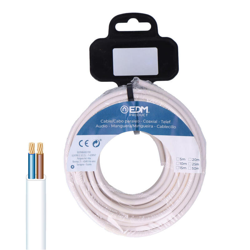 Film Roll Hose Plana White 2X0,75MM 25M (audio)