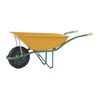Wheelbarrow Europea Neumática 90 L Yellow C900.110 Altrad — image 1