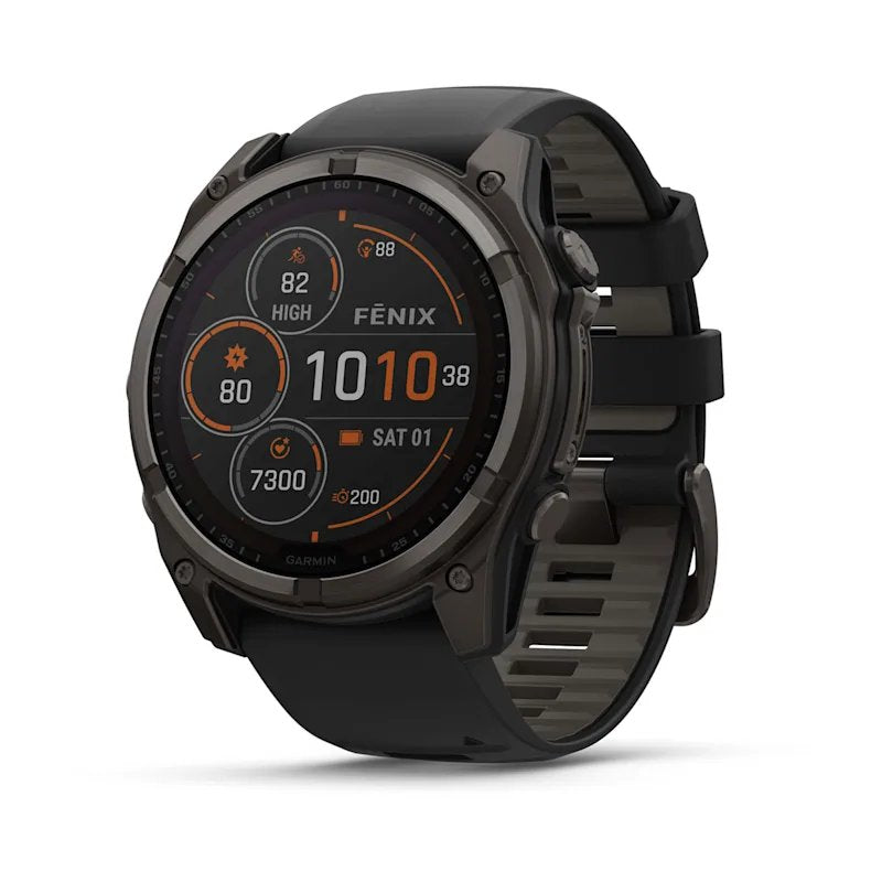 Garmin Smartwatch Fenix 8 Sapp. Solar/Negro/Gris 010-02907-11