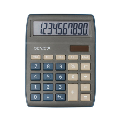 Genie 840 dB Calculator Desk Screen Calculator Blue Grey — image 1