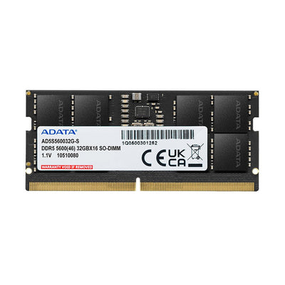 ADATA RAM AD5S560016G-S 16GB 1X16GB DDR5 5600MHZ CL46 So-dimm Ecc — image 1