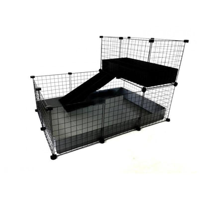 C&c Cage, Módulo Piso 3X2 + LOFT2X1 + Rampa Plateada — image 1