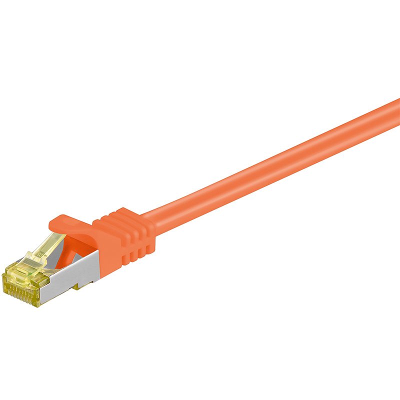 Goobay RJ-45 CAT.7 5M Network Cable S/FTP (s-STP) Orange