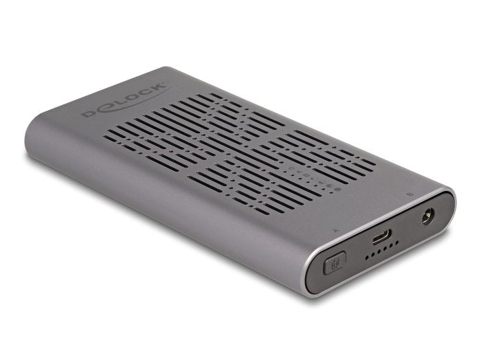 Delock 42027 External Enclosure USB 20Gbps 2 X SSD M.2 NVMe PCIE With USB Type-c™ Female And Función Clonación