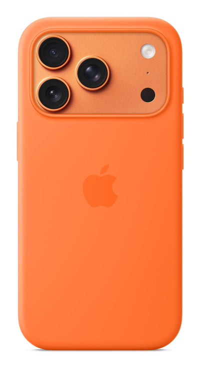 Apple Iphone 17 Pro Silicone Case With Magsafe - Orange — image 1