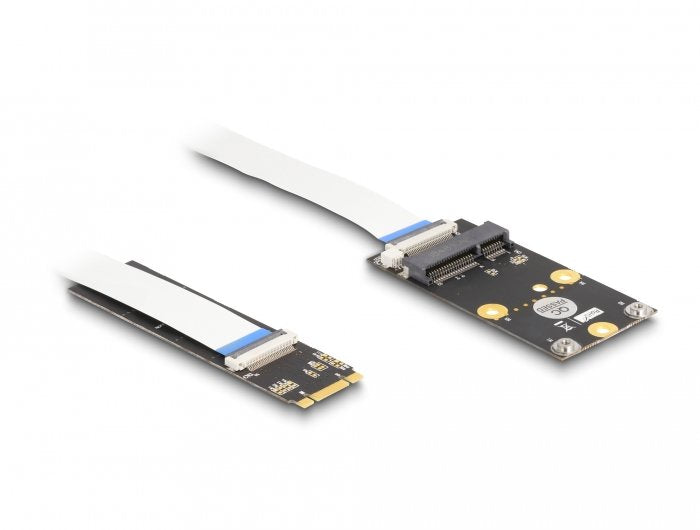 Convertidor M.2 Key B + M Connector Male a 1 X Mini PCIE Slot Half Size Full Size With Flexiblem Cable