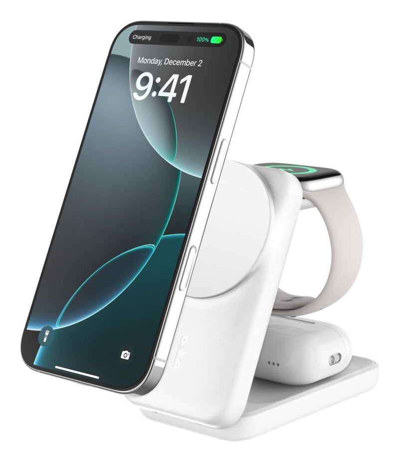 Belkin Cargador Inalámbrico QI2 Fitness Tracker Blanco USB Charging Fast Interior