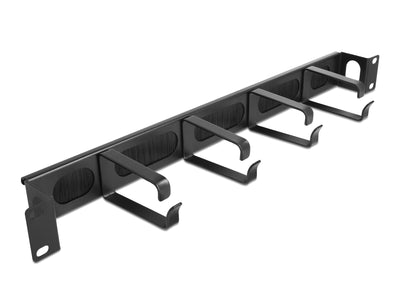 Delock 19? Organiser Cables Power Strip Brush With 4 Stands And Seitlicher Pasacables 1 He Black — image 1