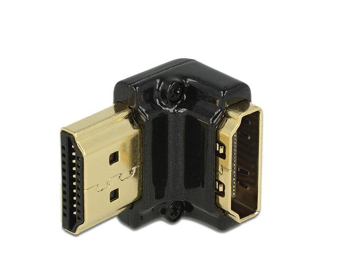 Delock Adapter Hdmi-a Female Hdmi-a Male 4K 90° Angular Black