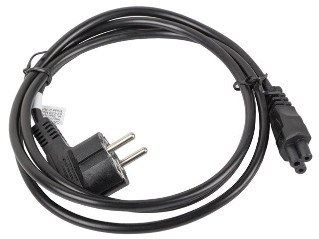 Lanberg Cable Power CA-C5CA-11CC-0018-BK Connectors Schuko / IEC320 C5 1.8 Metres