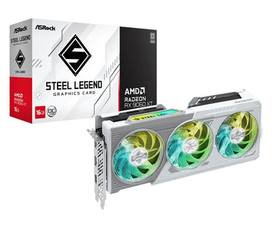 Asrock Graphics Card RX9060XT Steel Legend 16GB Oc — image 1