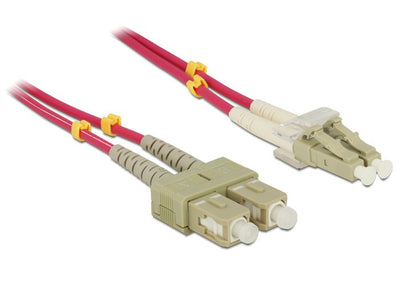 Delock 84682 Cable Fibre Optic Lc Sc Multimode OM4 3M — image 1