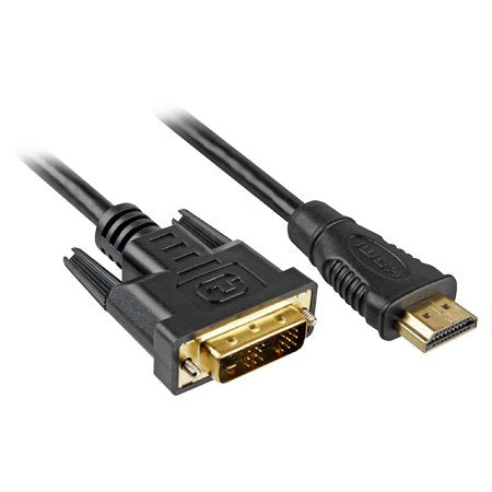 Sharkoon 4044951015221 Adapter Cable Vídeo 3M HDMI DVI-d Black