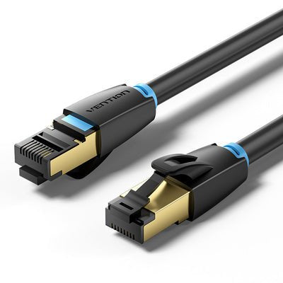 Vention Network Cable RJ45 SFTP Ikabq CAT.8 20M Black — image 1