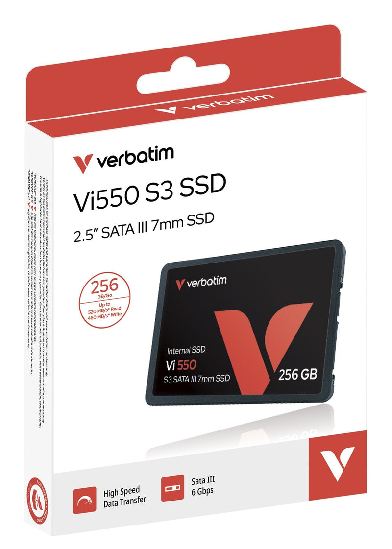 Verbatim Drive SSD 256GB 2.5 VI550 S3 SATA 3