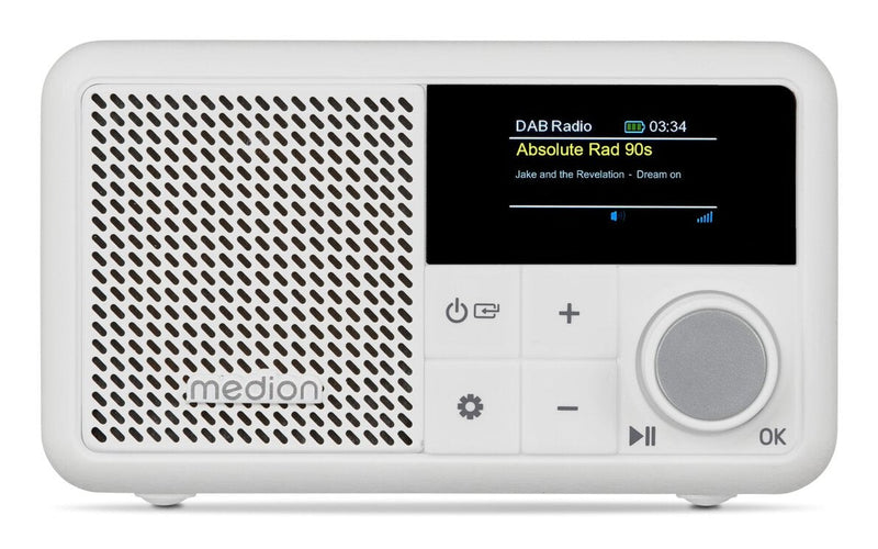 Medion Life® S66822 Tragbares Dab + Radio White