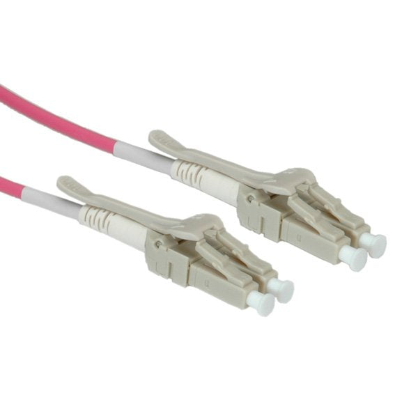 Roline Lwl-cable 50 125UM OM4 Lc Low-loss-stecker Fr Hohe Dichte Violett 20M