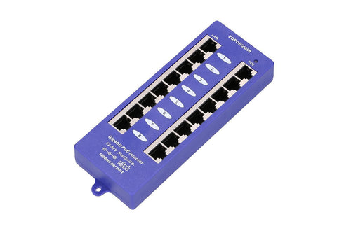 Extralink PoE Injector 8 Port Gigabit Mode B — image 1