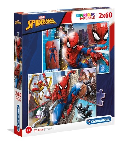 Clementoni Spider Man Puzzle 2X60 Pieces