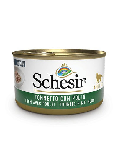 Schesir Tuna With Chicken In Jelly - Wet Cat Food - 85G — image 1