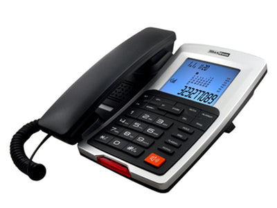 Maxcom Phone KXT709 Analógico Identificador Llamadas Black White — image 1