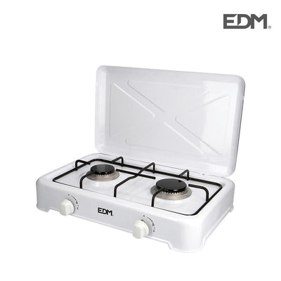 EDM Kitchen Gas Esmaltada 2 Fuegos 46X30X12CM — image 1