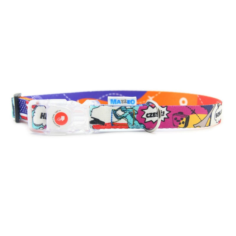 Collar With A LED Plastic Buckle – Travel