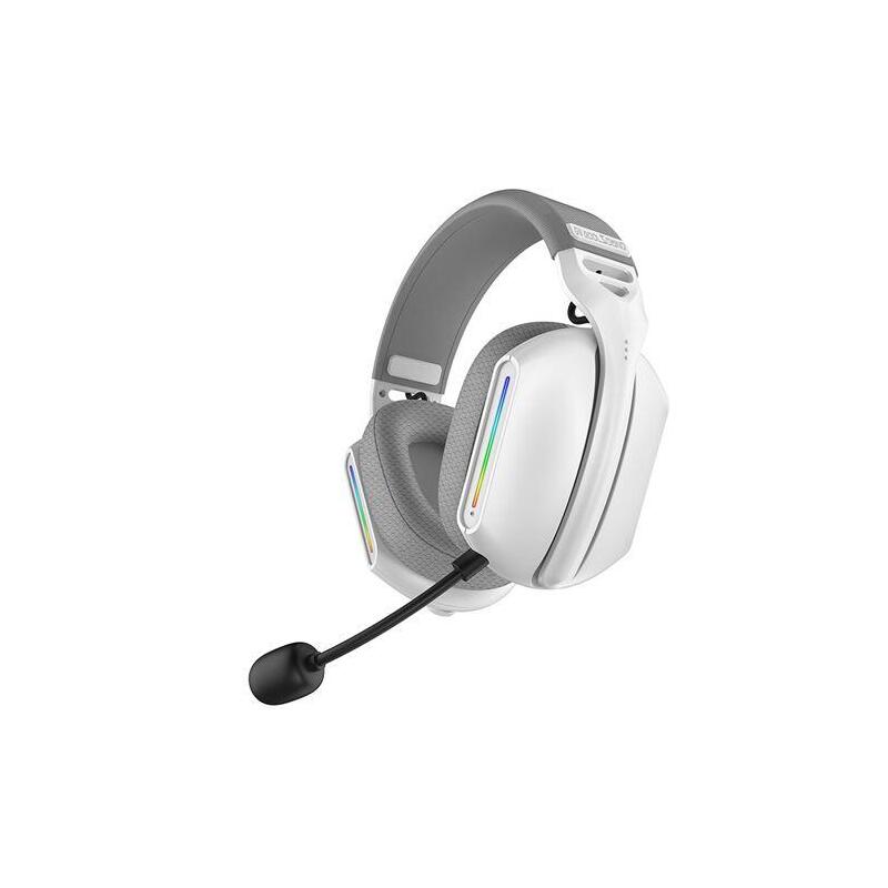 Coolsound Headphone Gaming G11 Bluetooth - Iluminación RGB - White