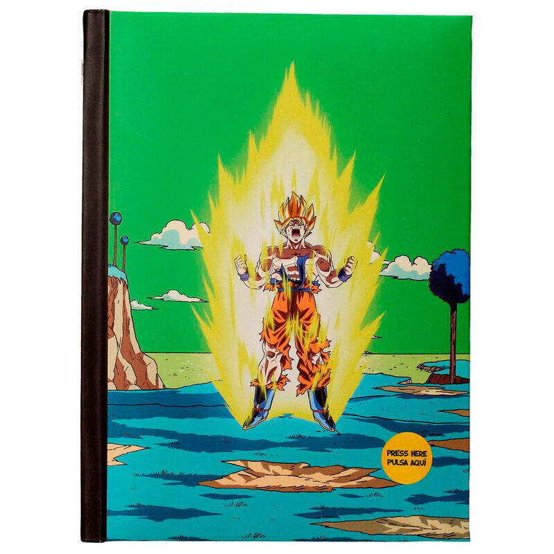Notebook A5 Namek Final Battle Dragon Ball Z With Light