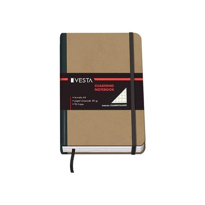 Notebook Nature With Rubber A6 96 Hojas Cuadrícula — image 1