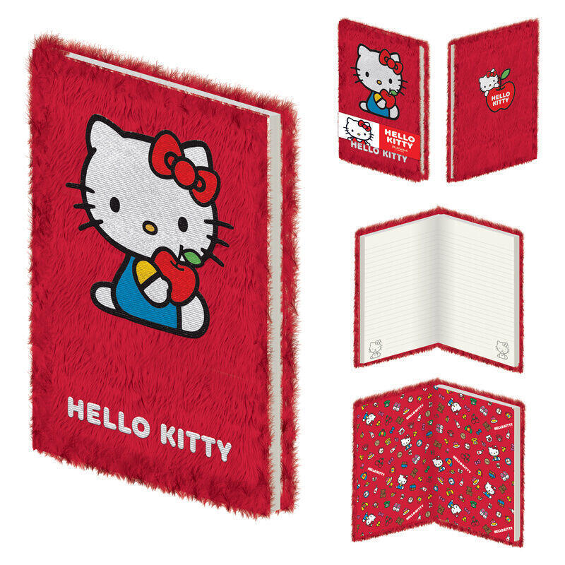 Notebook Plush Toy A5 Hello Kitty