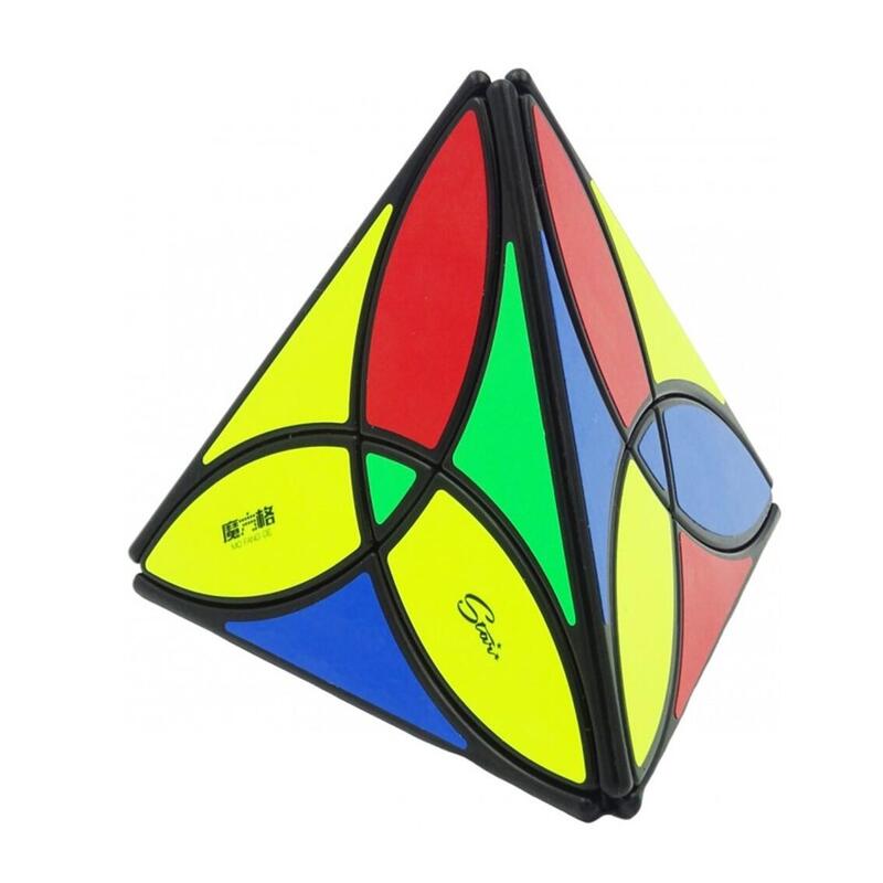 Qiyi Bucket Rubik Clover Pyraminx Black