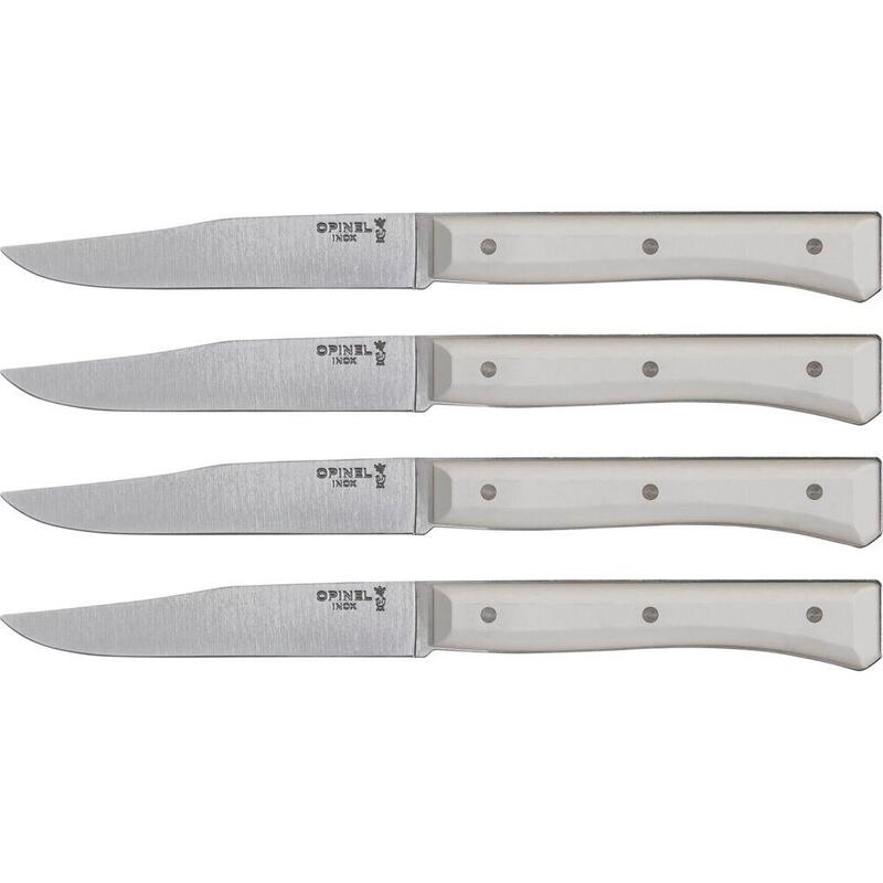 Opinel Knives Desk Faceta Set Of 4 White